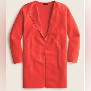 Juliette knit long blazer/sweater coat - on J Crew website for $158.